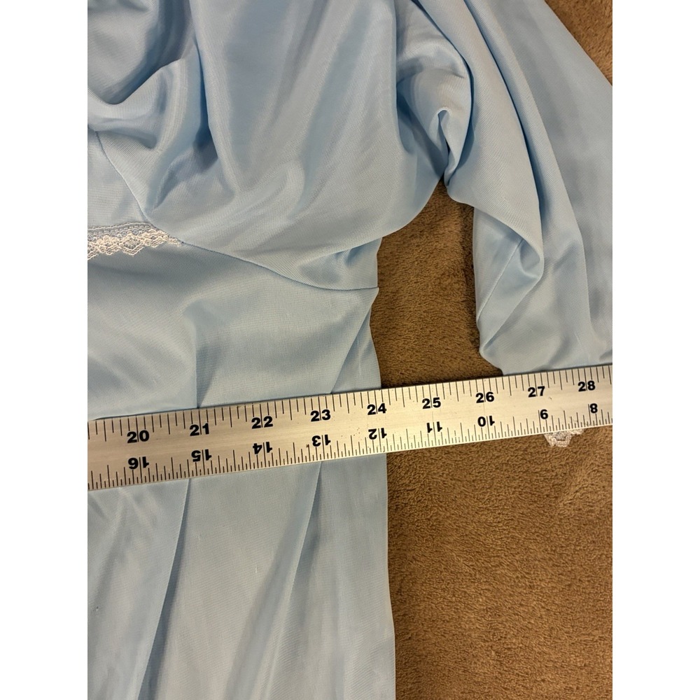 VTG Barbizon Women Nightgown Baby Blue 2X Dollette Coquette Grandmacore Ethereal - Picture 5 of 15